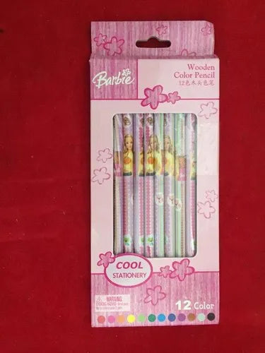 Barbie Wooden Color Pencil,