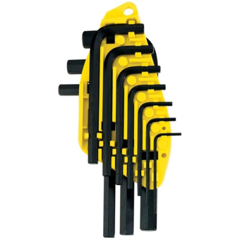 Stanley 10 Pieces Metric Hex Key Set