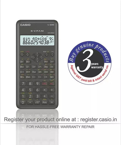 Casio FX-82MS 2nd Gen Non-Programmable Scientific Calculator