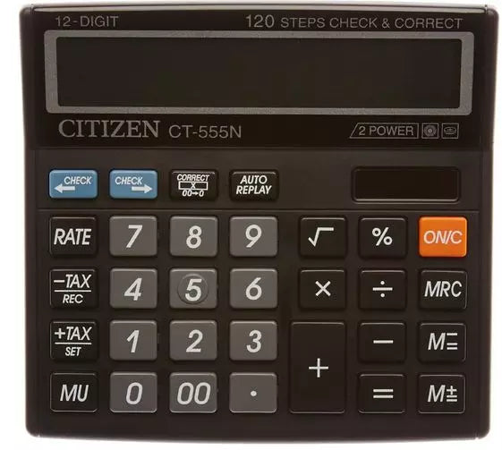 Citizen CT-555N Check & Correct Series Desktop Calculator