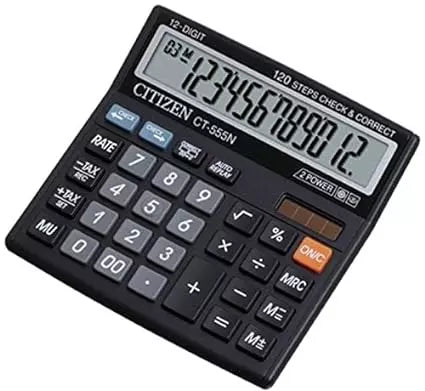 Citizen CT-555N Check & Correct Series Desktop Calculator