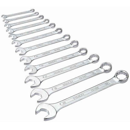 Stanley 12 Pcs CRV Steel Combination Spanner Set