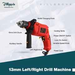 Hillgrove HGCM218M1 700W 13mm Drill Machine with Gloves