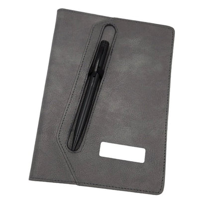 Hard Bound Single Line Gray Ruled Notebook Diary