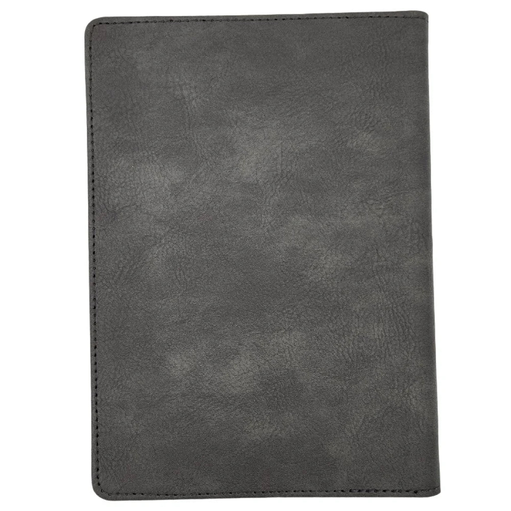 Hard Bound Single Line Gray Ruled Notebook Diary